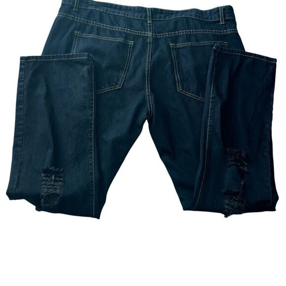 Men’s jeans size approximately 42 distressed y2k‎ style - Picture 5 of 5